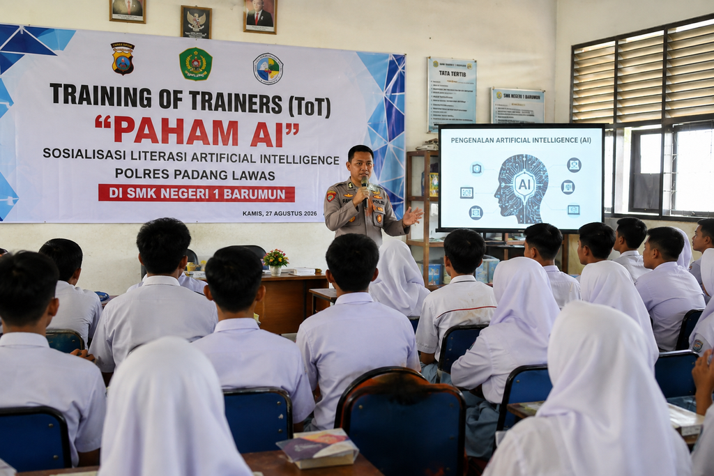 Pelajar Padang Lawas Didorong Melek AI, Literasi Digital Jadi Perhatian