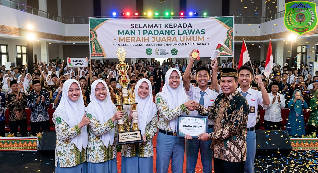 MAN 1 Padang Lawas Raih Juara Umum, Prestasi Pelajar Terus Mengharumkan Nama Daerah